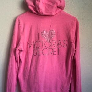 Victoria’s Secret - Rhinestone zip up hoodie